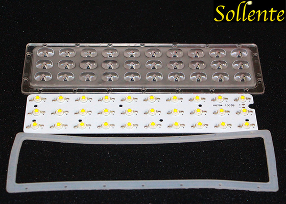 Moduł oświetlenia ulicznego LED High Lumen 65x135 stopni PC klasy optycznej