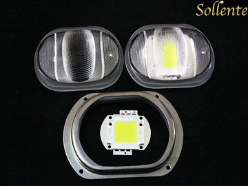 Asymetryczne lampy uliczne COB LED, soczewki LED Street Light z reflektorem